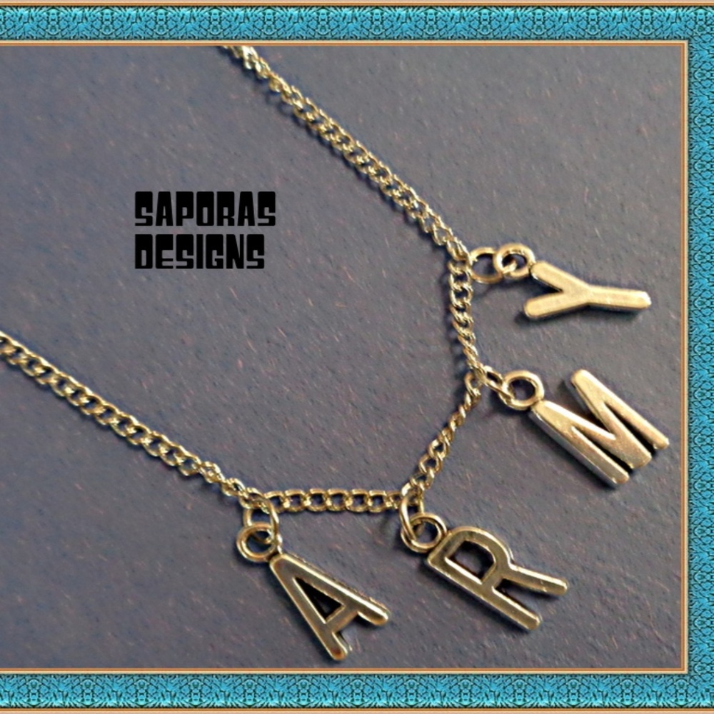 Silver Tone Army Design Necklace Unisex